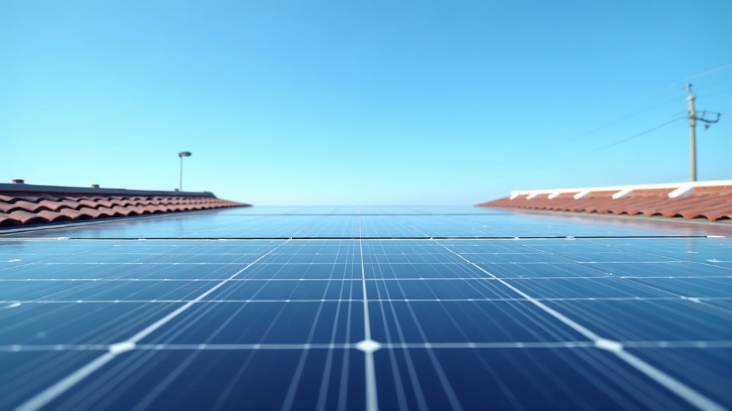 Close-up of solar panels on a residential roof illustrating how solar panels actually work