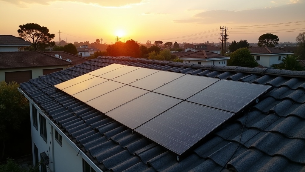 Rooftop solar panels on a home, illustrating questions to ask a solar installer before signing a contract