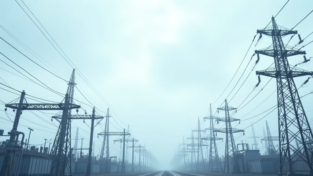 Utility substation and transmission infrastructure connected to grid-scale energy storage